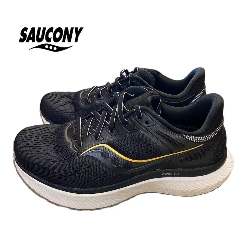 NEW Saucony Men's Black Hurricane 23 Tennis Shoes Sneakers 7 8 11.5 W